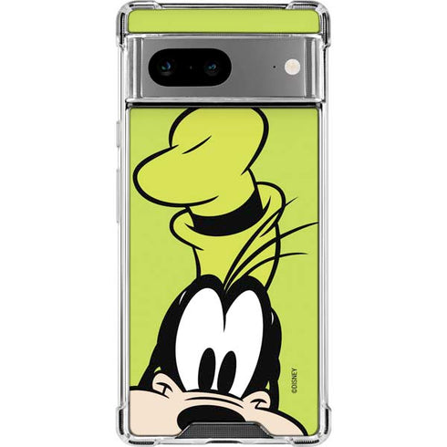Disney Friends Goofy Up Close Google Pixel 7a Clear Case